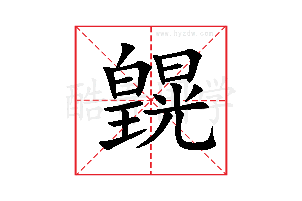 皩